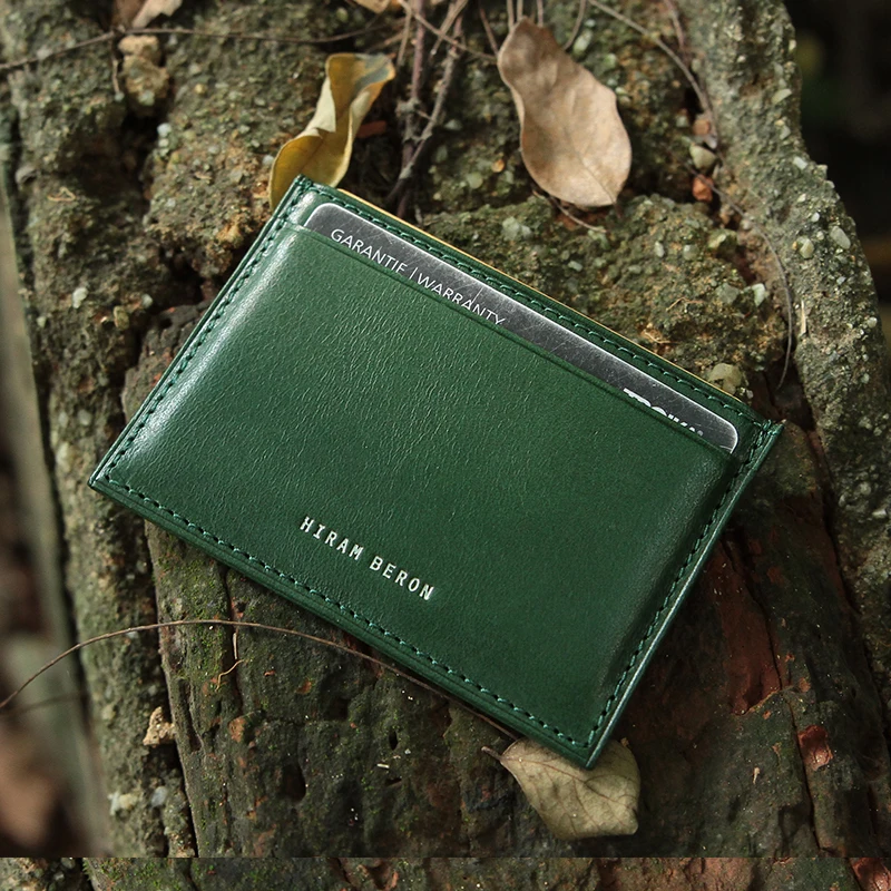 Кошелек мужской кожаный с RFID блокировкой и отделением для карт|card holder rfid|leather card