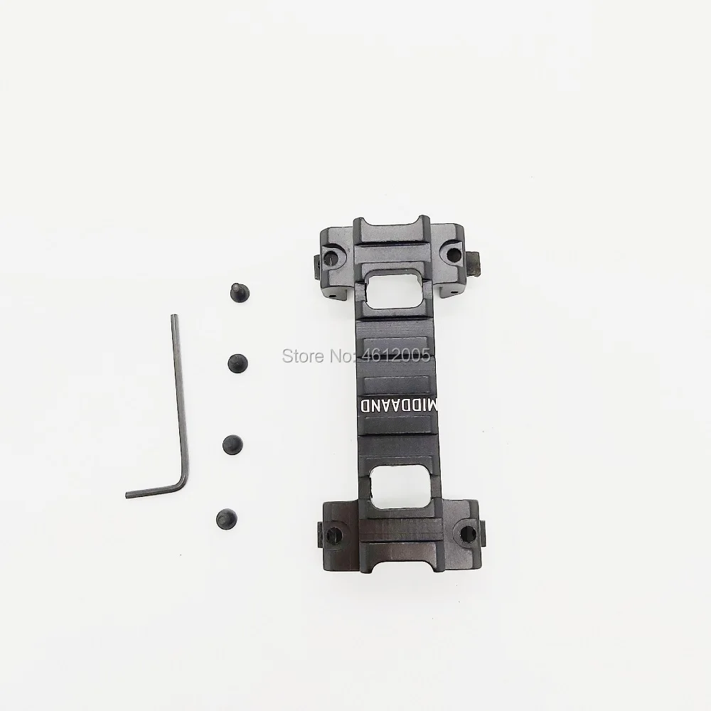 

Aluminum 20mm Picatinny Weaver Scope Rail Mount Base Claw for MP5 G3 Series Airsoft Gun Hunting Mount with Wrench