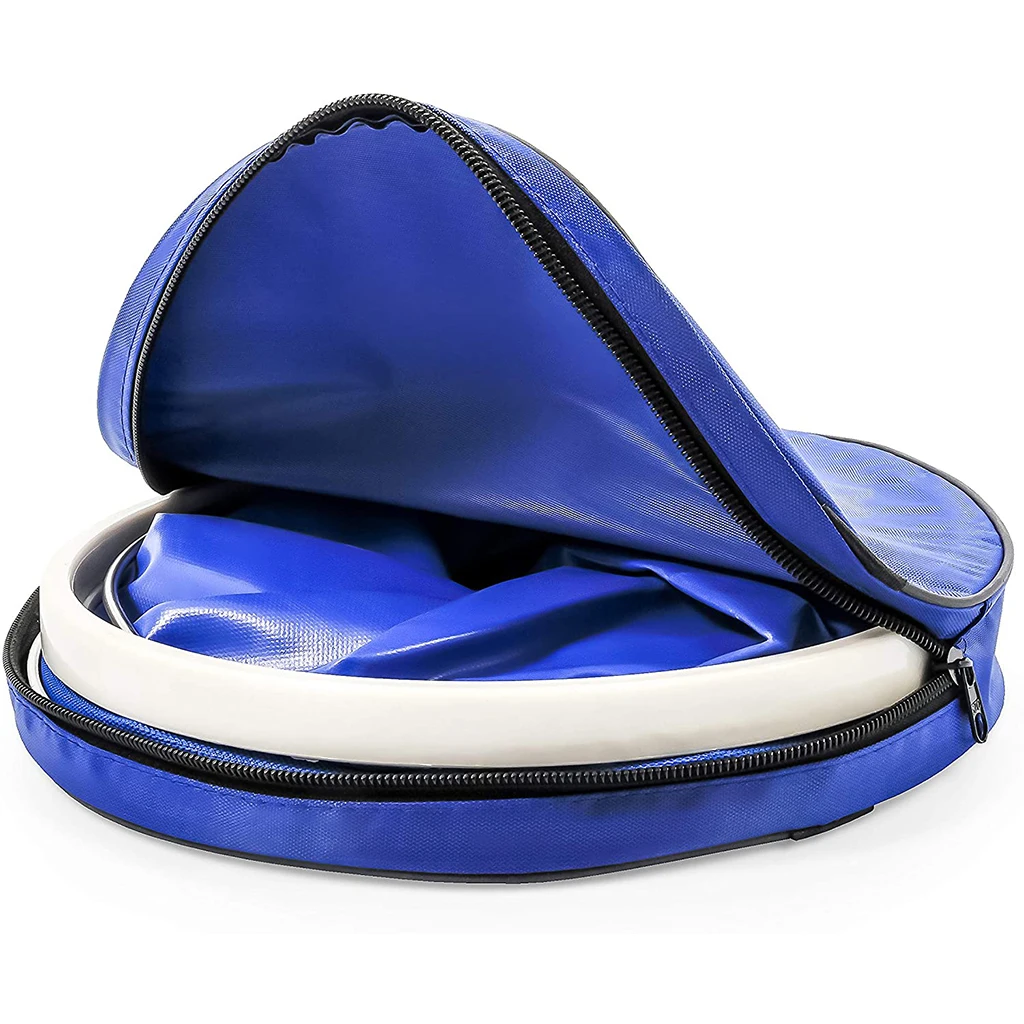 

3Gallon Collapsible Bucket Water Container with Gloves Camping Wash Bucket