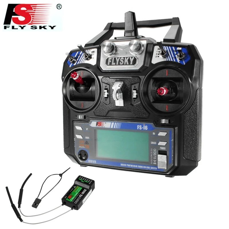 Радиоуправляемый передатчик FlySky 2 4G 6CH AFHDS iA6 A8S 8 канальный приемник для