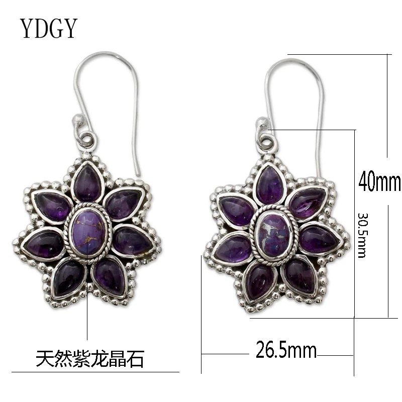 Женские Длинные геометрические серьги YDGY большие ручной работы в богемном стиле