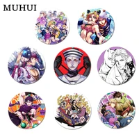 free shipping 58mm anime jojos bizarre adventure brooch cosplay badges for clothes backpack decoration jewelry gift