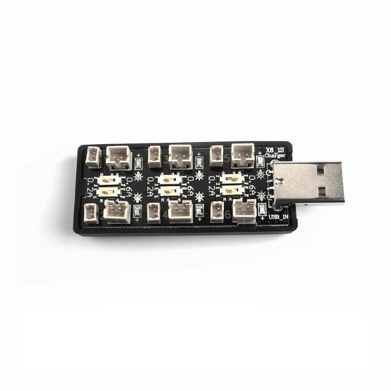 6CH USB 3 7 V 1S LiHv плата адаптера для зарядки аккумулятора 4 35 зарядное устройство RC FPV