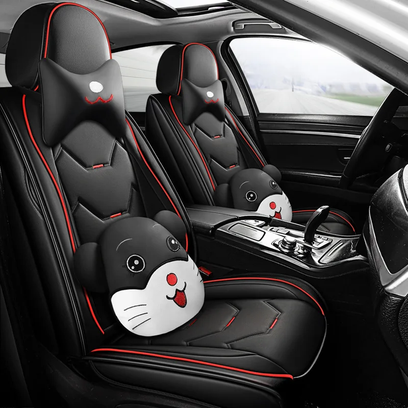 

Front+Rear Car Seat Cover for Alfa Romeo 147 156 159 166 Giulia Giulietta Mito Stelvio Mg 6 mg3 of 2022 2021 2020 2019 2018