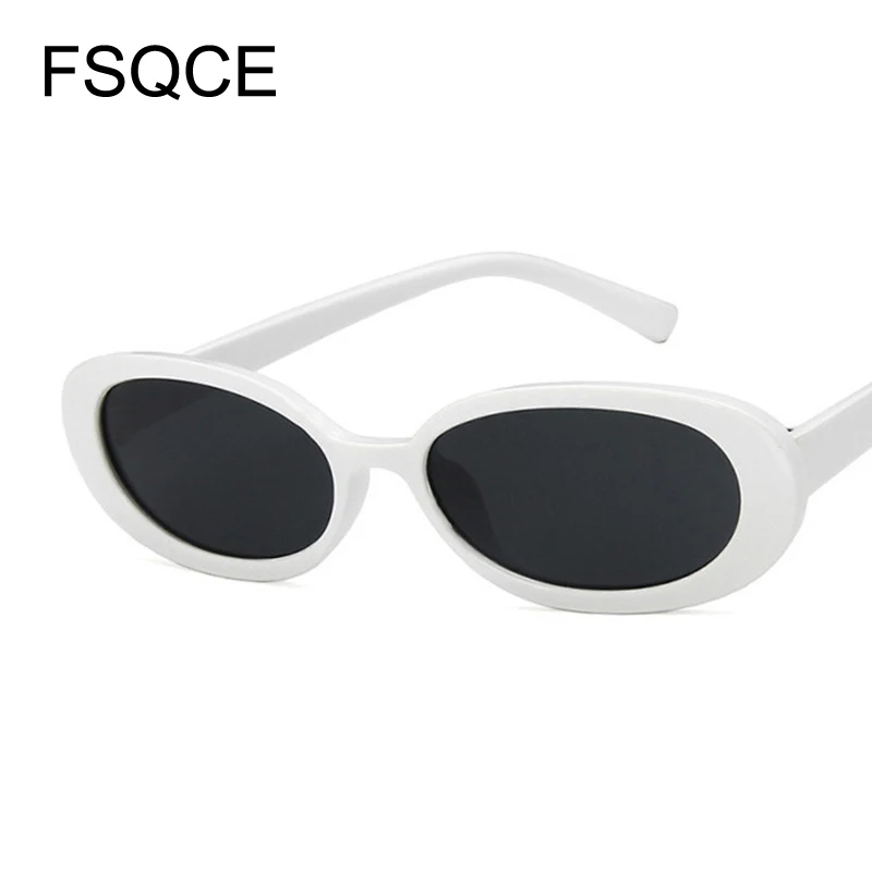 Pink Retro Sunglasses Oval Sunglasses Women Retro Brand Designer Vintage Ladies Cat Eye Pink Sun Glasses UV400 Nicki Minaj
