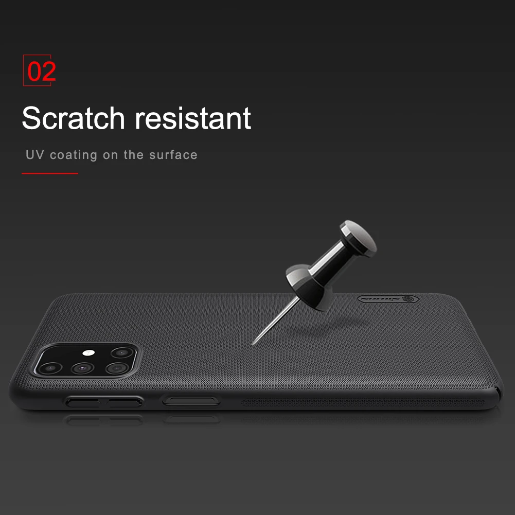 Nillkin Case for Samsung Galaxy M31S M21s M51 M31 Cover Super Frosted Shield Hard PC Matte Protector Back Cover for Samsung F41