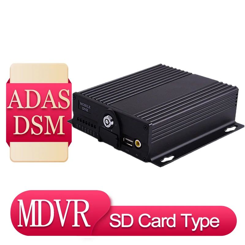 

4-канальный SD карты 1080P 6 мобильный видеорегистратор Ch видео водителя DSM ADAS Системы 4G GPS Wi-Fi