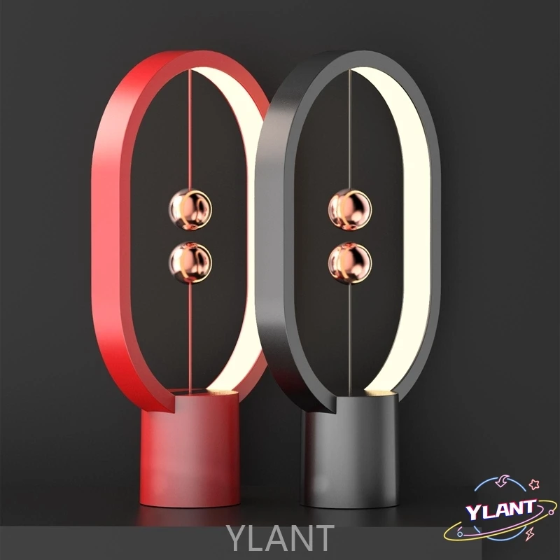 

SWT Ellipse Magnetic Mid-air Switch Eye-Care Night Light Touch Control USB Rechargeable Mini Balance LED Table Lamp