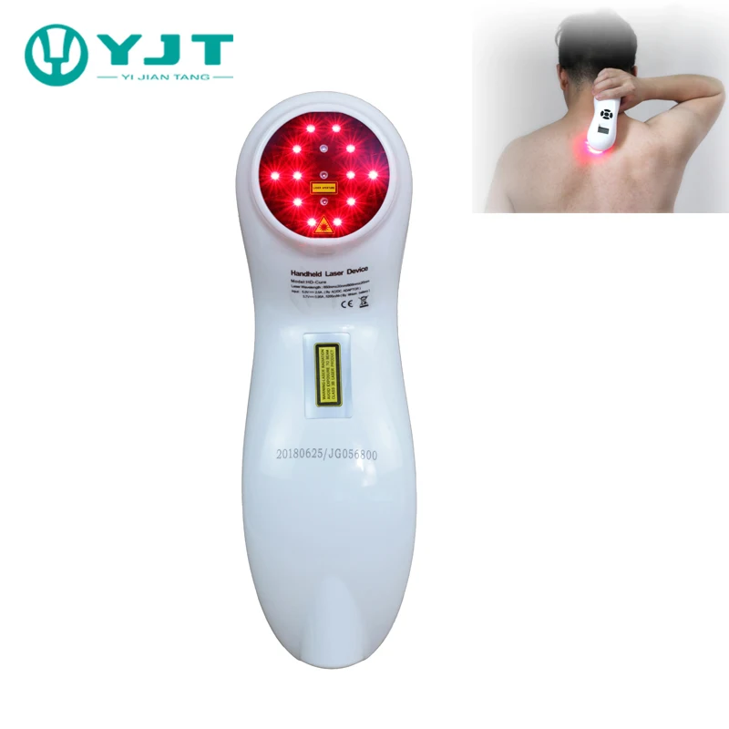 Portable 810nm 650nm Handy Infrared Treatment Cold Laser Therapy Device for pain relief LLLT low level Handy laser 100% New best selling ultrasonic pain relief knee joint pain relief massager 650nm laser far infrared light air pressure therapy device