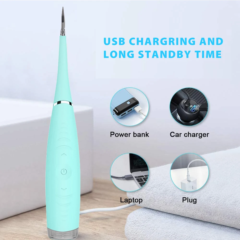 

Ultrasonic Calculus Remover Dental Scaling Electric Portable Scaler Oral Irrigator Teeth Whitening Tartar Scraper Health Hygiene