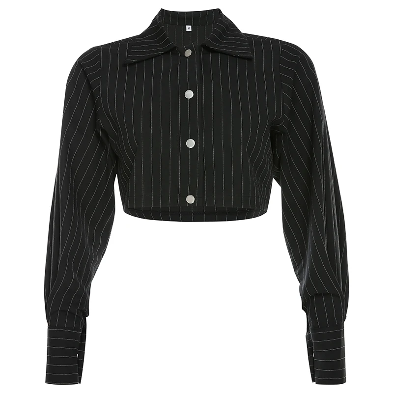 Женский Повседневный костюм в полоску черная футболка Корейском стиле с