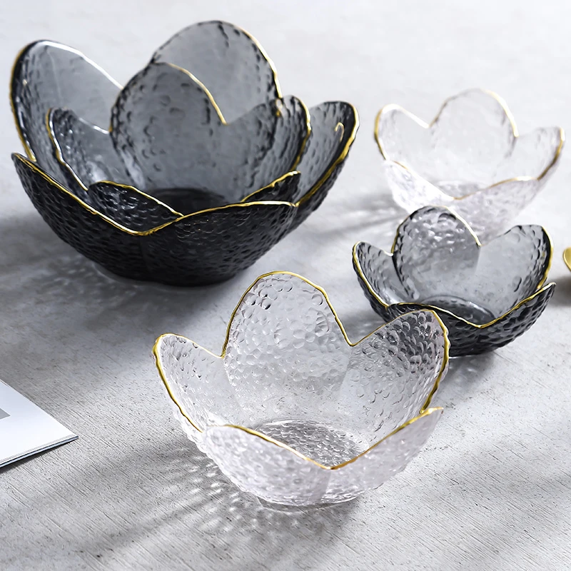 Пномпеньские лепестки десертная чаша прозрачная креативная необычная