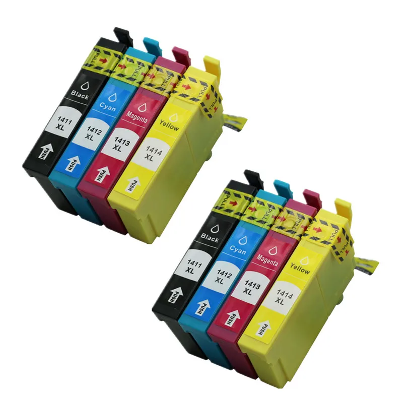 Струйный картридж для принтера T1411 T1412 T1413 T1414 совместим с Epson|Чернильные