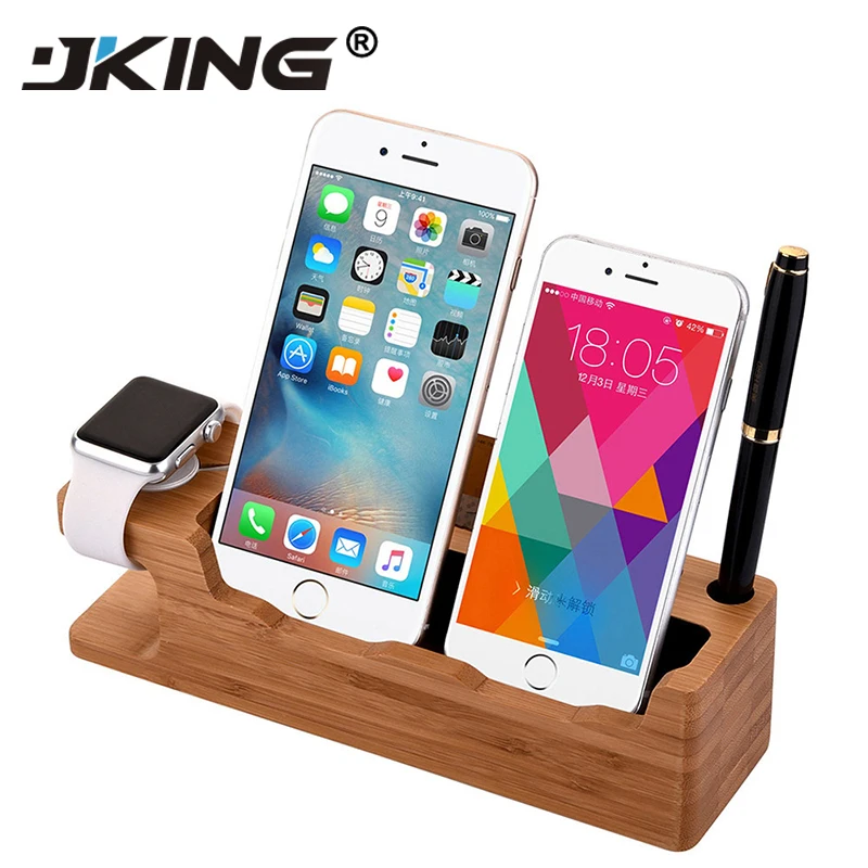 Деревянная зарядная док станция держатель для мобильного телефона зарядное