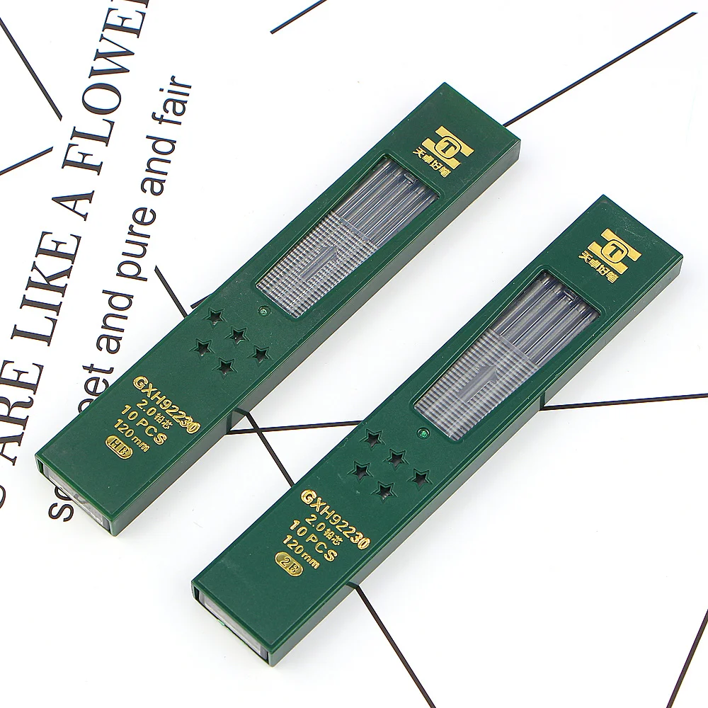 Стержни для механического карандаша 10 шт./кор. 2 мм 0 120 | Канцтовары офиса и дома