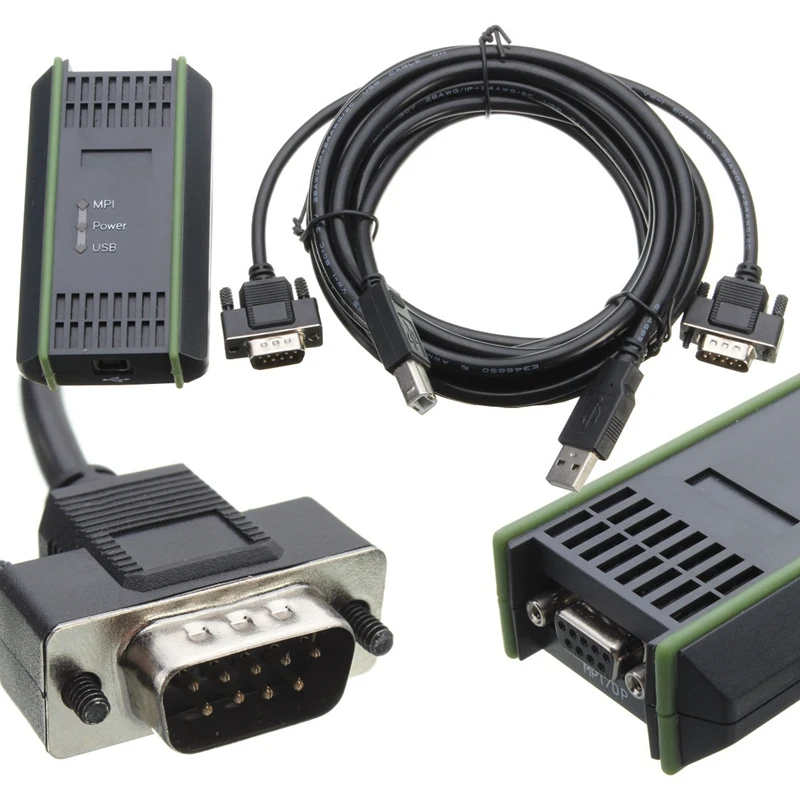 FULL-PC адаптер USB Кабель-адаптер для S7-200/300/400 RS485 Profibus/MPI/PPI 9-контактный разъем замены