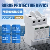 surge protective device spd dc 3p 1000v 1500v 20ka40ka surge protection surge arrester house din rail solar surge protector