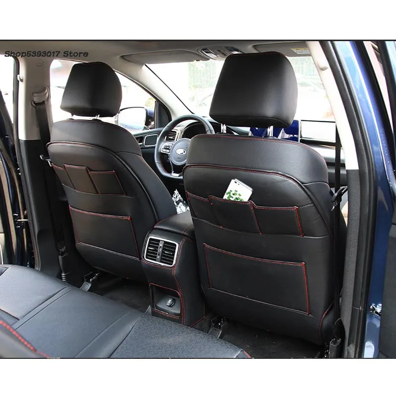 Kaufen Auto Alle Inclusive Sitz Zurück Anti-kick Matte Anti-Schmutzig Schutz Abdeckung Wasserdicht Pad Für Kia Sportage QL 2017 2018 2019 2020 2021