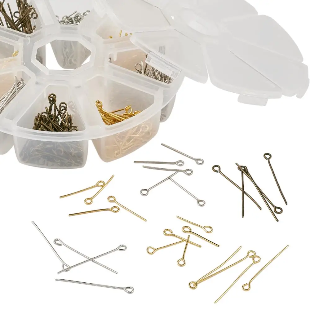 Булавки с открытыми глазами для бижутерии 3 цвета 16/20/30 мм | Украшения и аксессуары