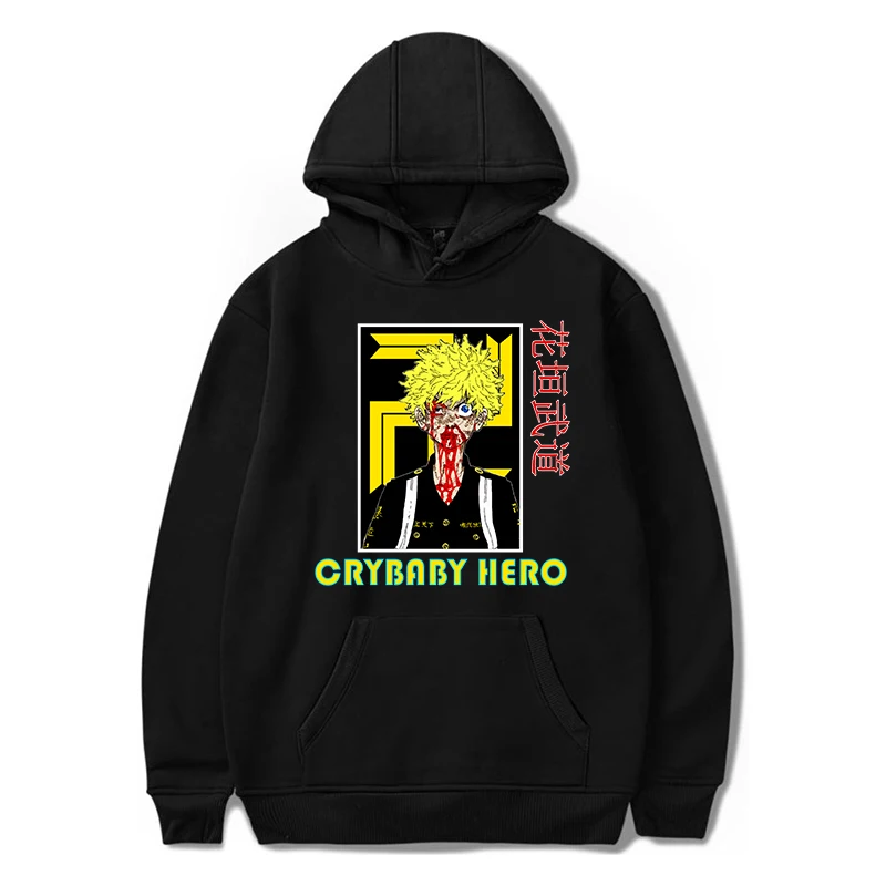 

Japan Anime Tokyo Revengers Cosplay Hoodies Hanagaki Budo Chief Sano Manjiro Ryuguji Ken Printed Hoodies Autumn Sweatshirts