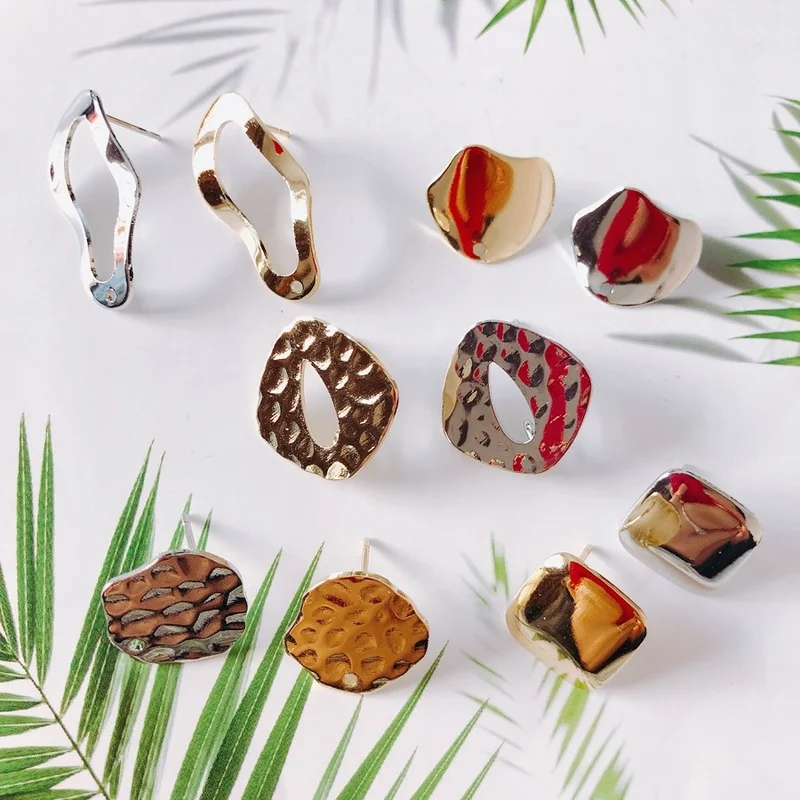 

10 шт./лот круглые несимметричные бусины эллиpseswhitekkgoldbead обложки модные ювелирные изделия из нержавеющей стали ювелирные изделия DIY ювелирны...