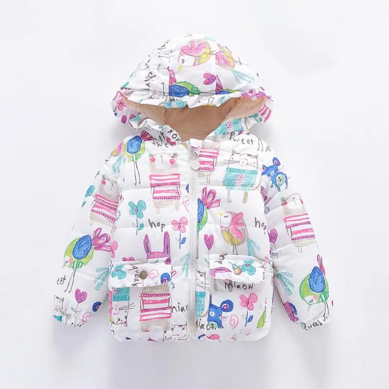 Зимние детские куртки плотные вельветовые пальто с капюшоном для мальчиков и