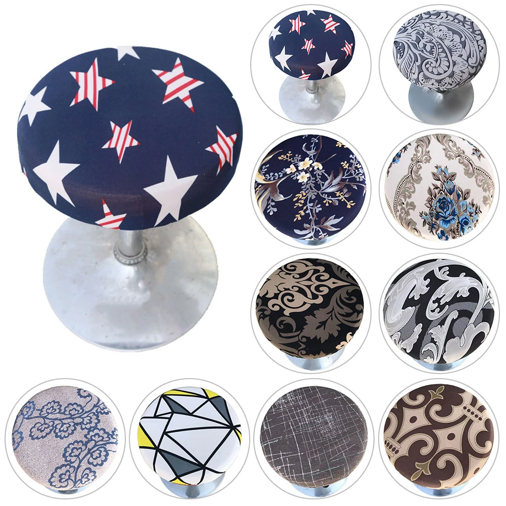 Чехол на сиденье для стула с цветочным принтом эластичный спандекс украшения