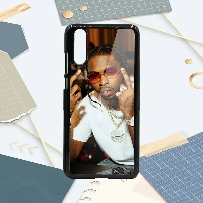

American rapper Pop Smoke Phone Case PC For Samsung galaxy S note 8 9 20 10 e lite2019 plus pro ultra