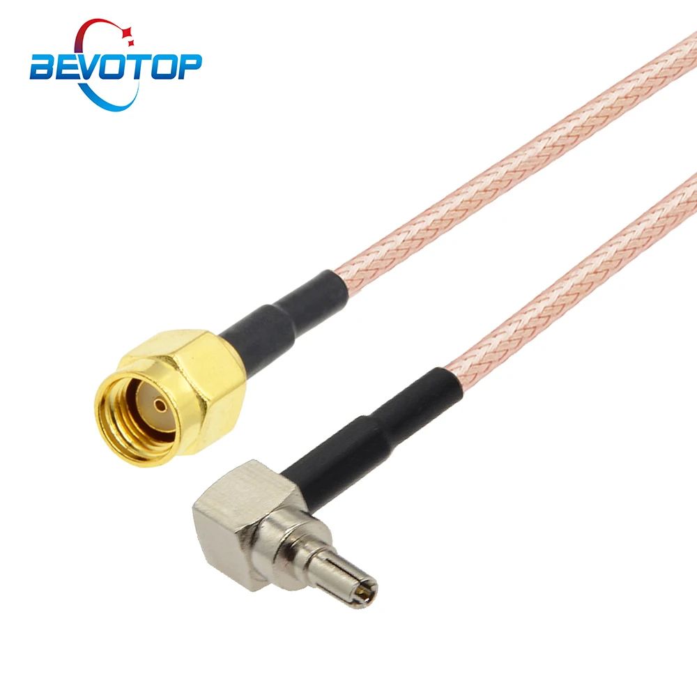 10 шт. CRC9 мужской правый угол к RP SMA Male RG316 RF коаксиальный кабель К Pigtail 3G 4G антенный