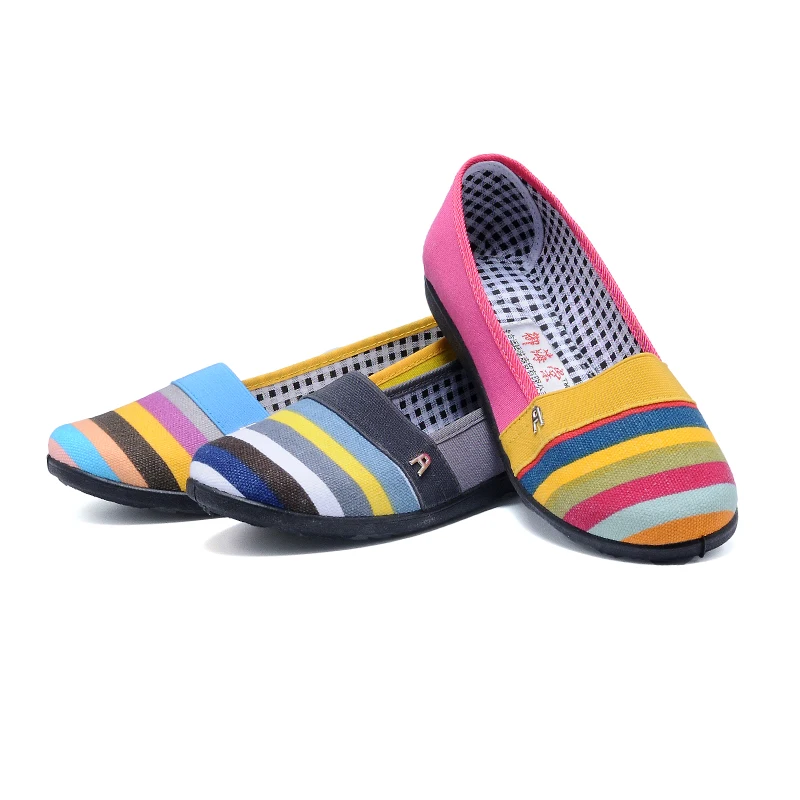 Marlisasa Zapatos De Mujer Женская модная обувь для танцев в полоску Женские повседневные