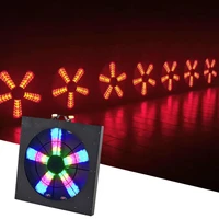180pcs rgb led fan light stage smd 5050 disco show effect lights led music party rotating effect wash light for dj bar xmas club