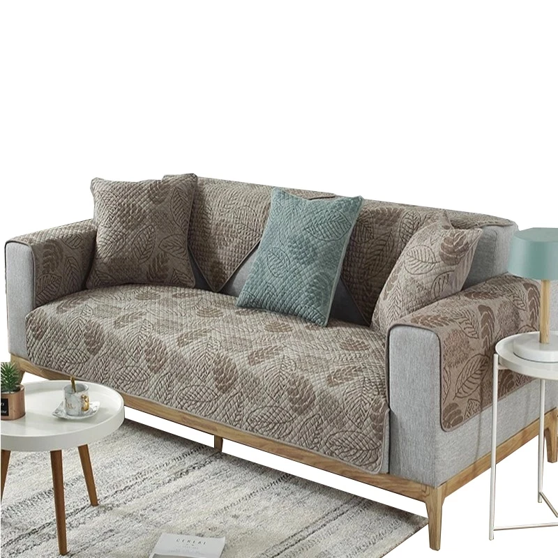 Хлопковый чехол для дивана в гостиную жаккардовый скандинавском стиле