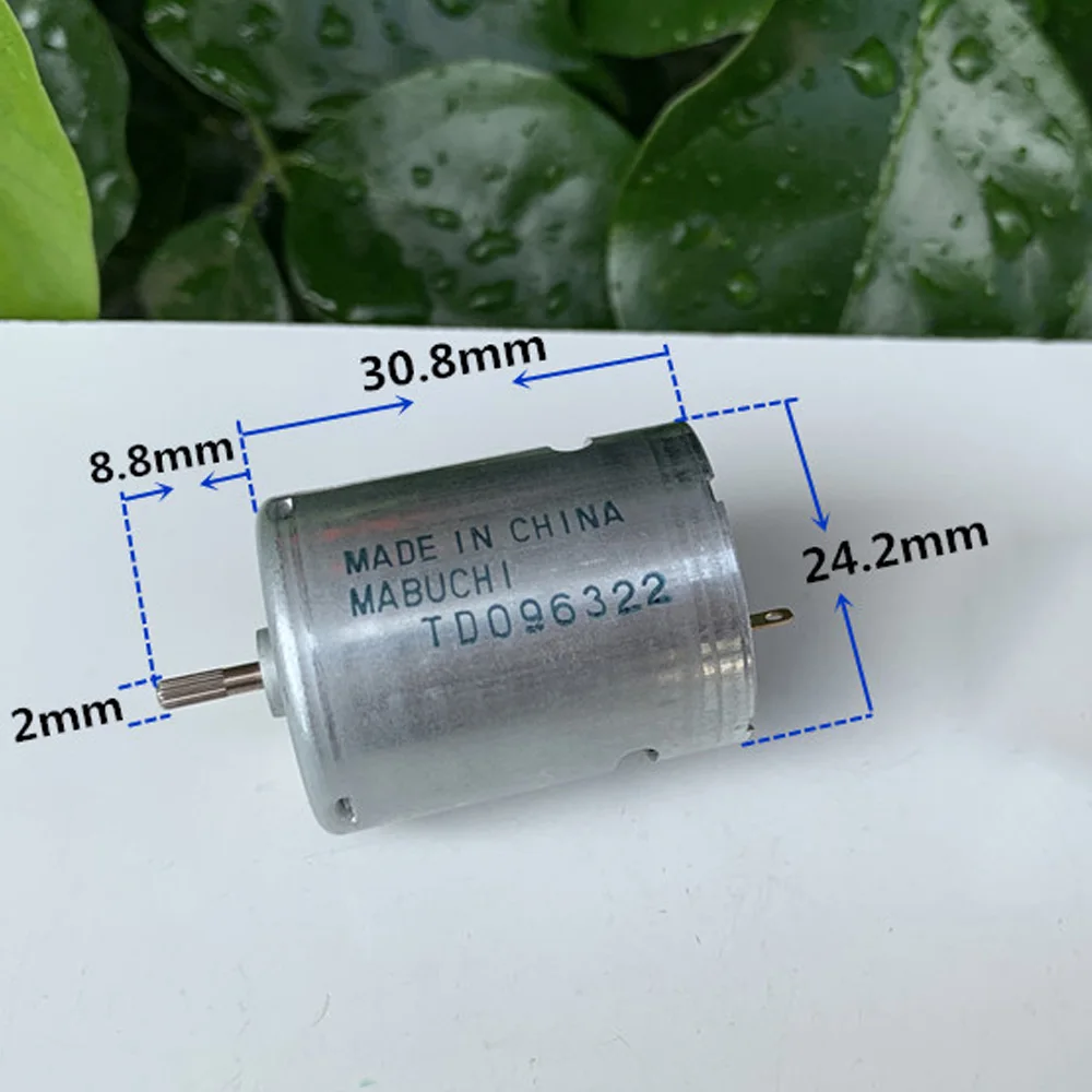 Микро электрический двигатель MABUCHI 370 постоянный ток 3 7 4 В 6 в 2 36000 об/мин