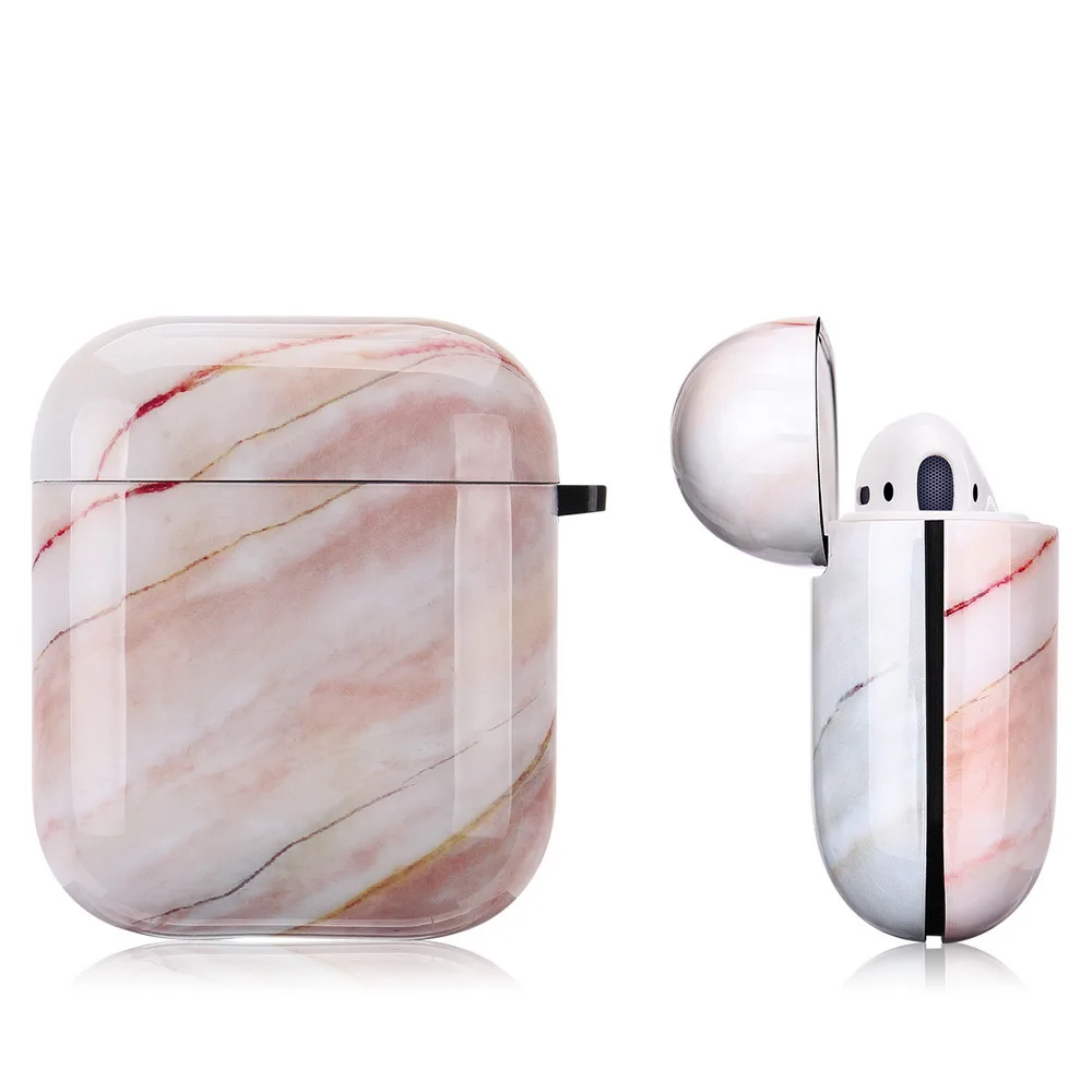 Netarlier модный ТПУ мягкий чехол для наушников Apple Airpods 1 2 защитный глянцевый IMD