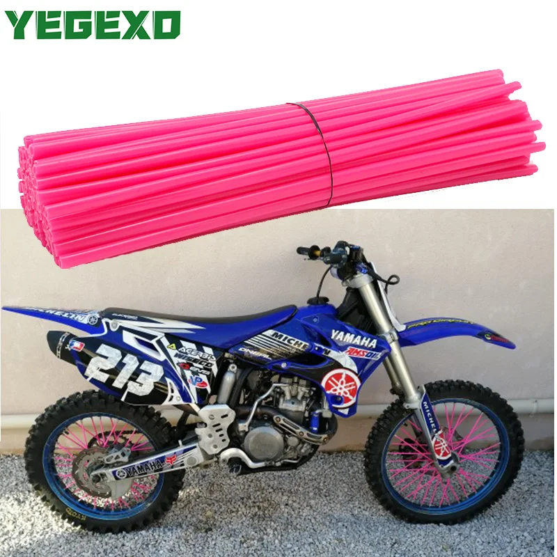 72 шт. Универсальный колеса мотоцикла крышка для обода говорил скины обернуть