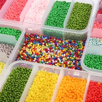 9000pcs 2mm box set mixed czech glass seed spacer beads charm rondelle loose beads for diy bracelet necklace jewelry making