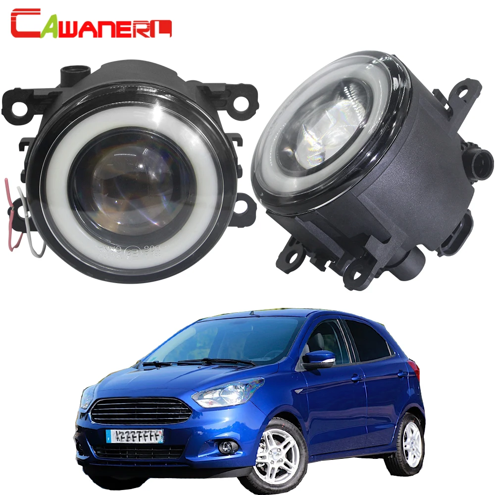 Cawanerl для Ford Figo Ka + 2015 2016 автомобильные аксессуары светодиодный туман светильник COB