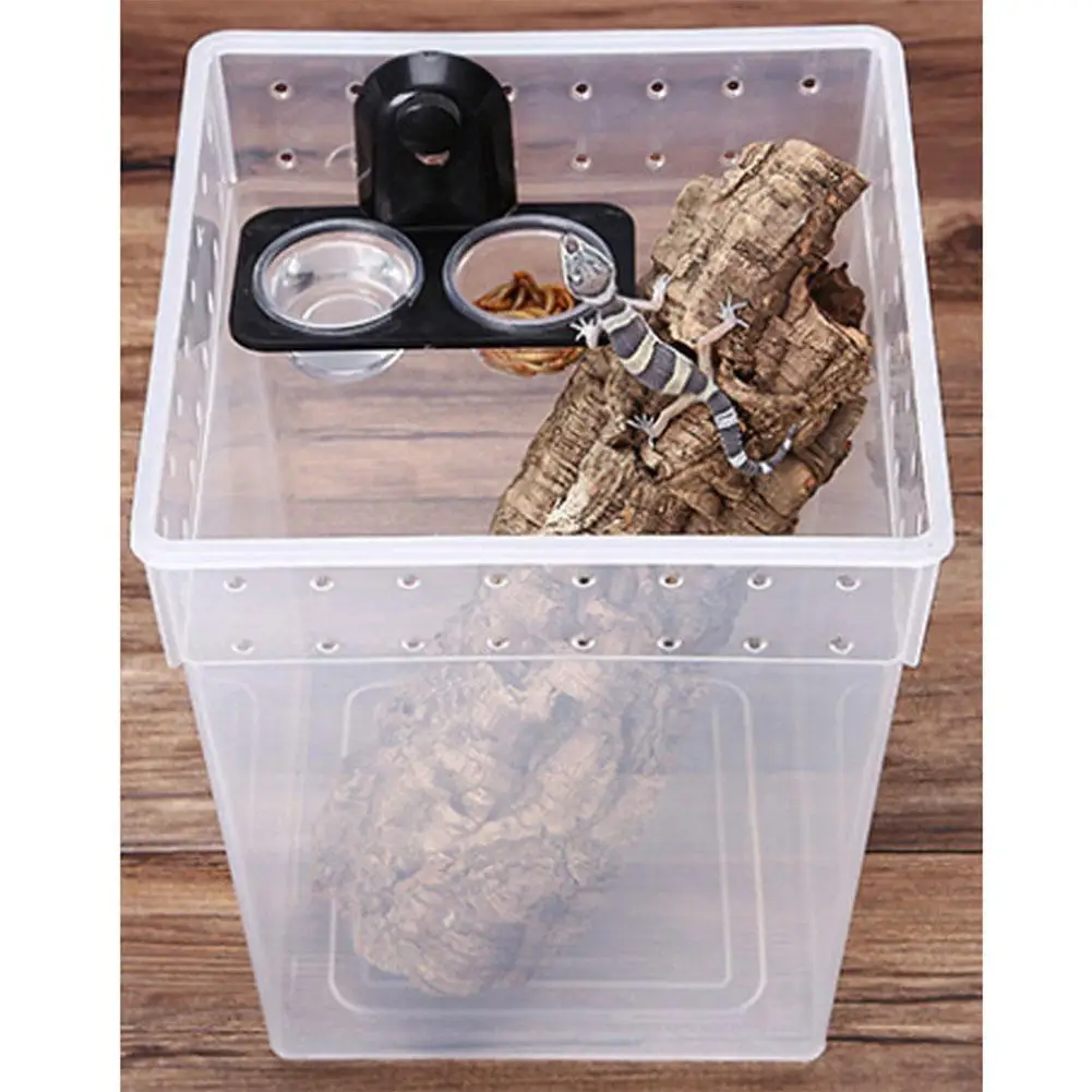 MeterMall горшок кормушка для рептилий миска кормления держатель разведения блюдо