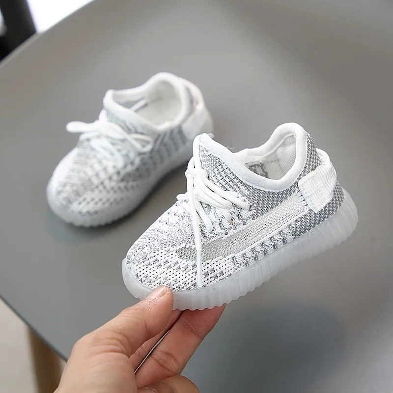 Кроссовки сетчатые для мальчиков и девочек 12 15 5 см дышащие на плоской подошве