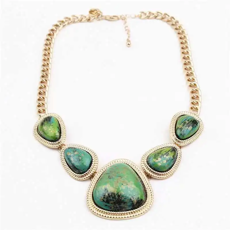 

European and American new necklace pattern acrylic street trend exaggerated fashion women chain