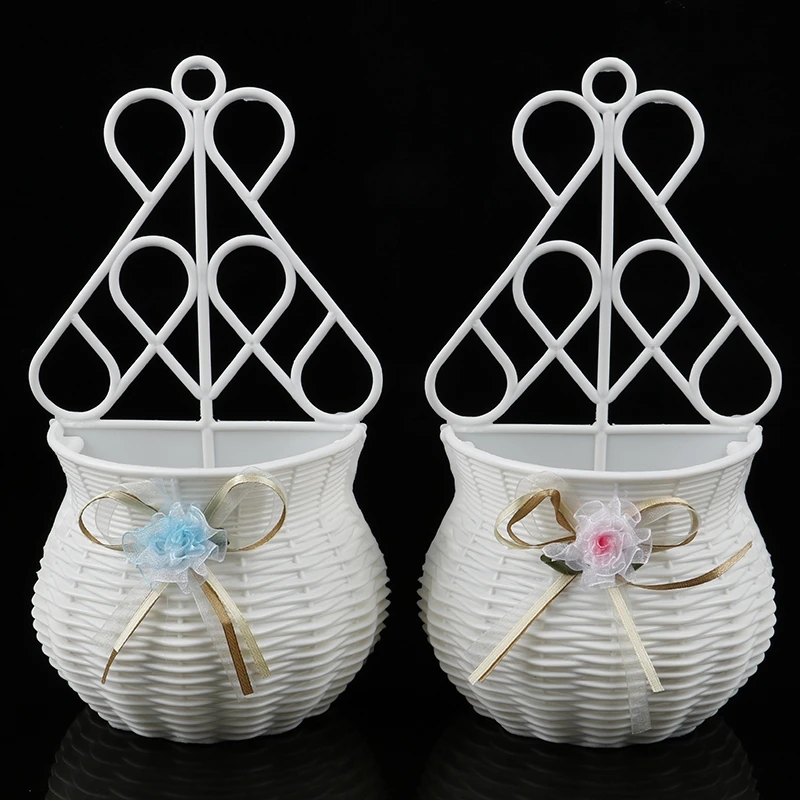 Висячая Цветочная корзина для сада вечерние ручная работа ваза поделок разное