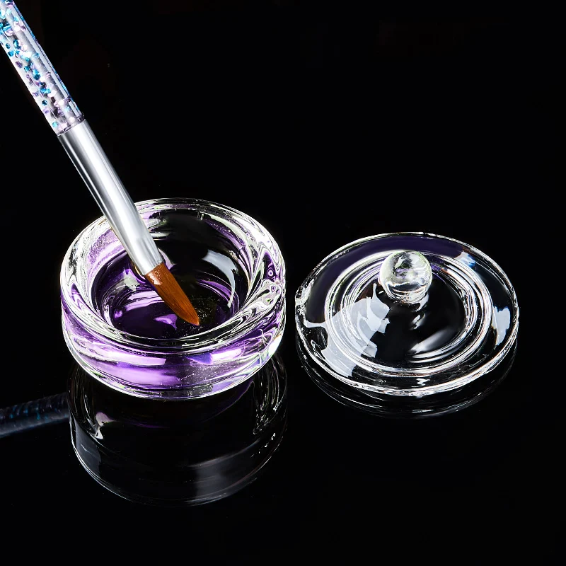 1 шт. акриловая пудра из жидкого хрустального стекла подставка для посуды чашки