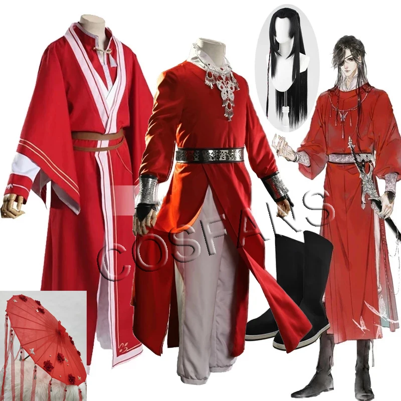 

Аниме Tian Guan Ci Fu Косплей Xie Lian Hua Cheng Косплей небо официальный Косплей искусственное фу косплей кимоно реквизит красная одежда