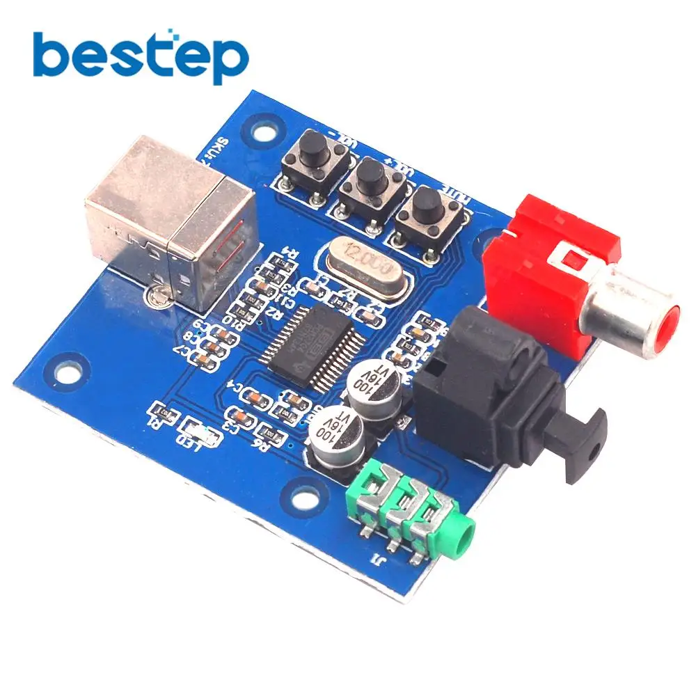 PCM2704 USB DAC Power волоконно оптический коаксиальный аналоговый выход для Raspberry Pi bian