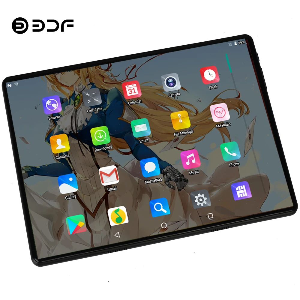 BDF планшет 10 дюймов Android 9,0 планшетный ПК 10/10 ядерный планшет 8 ГБ/128 Гб Две sim-карты 3g/4G LTE телефон планшет 7 8 9 10 таб