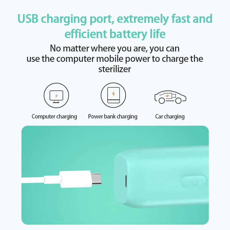 80 мл беспроводной электрический дезинфицирующий опрыскиватель синий светильник