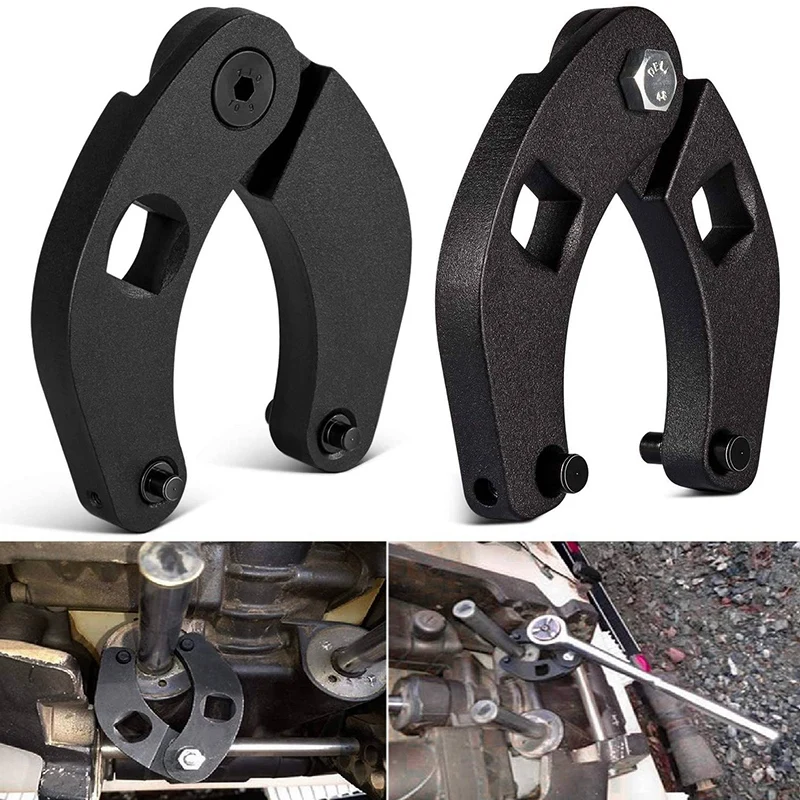 

Large & Small Adjustable Gland Nut Spanner Wrench Set for Hydraulic Cylinders 1266 & 7463 (Set of 2)