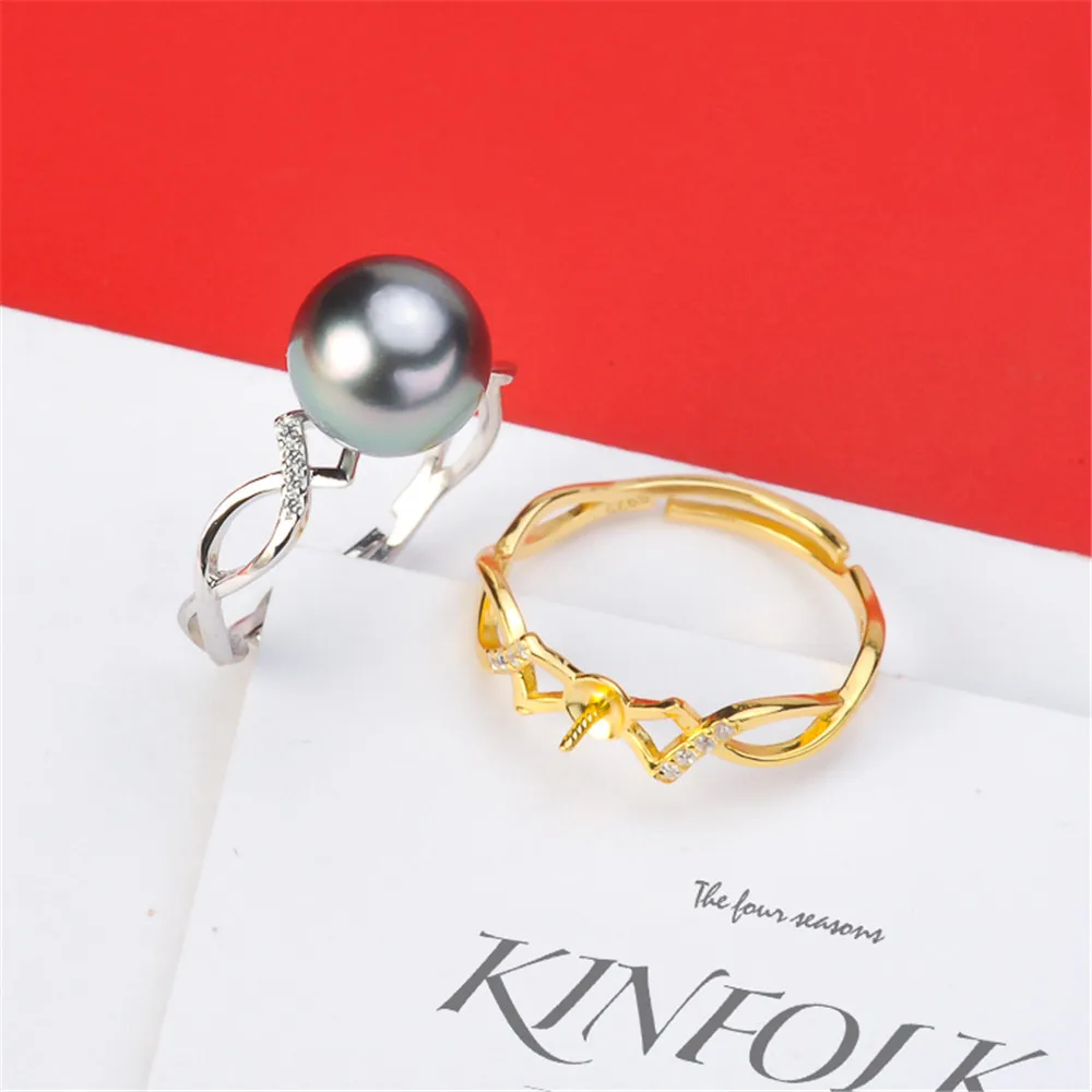 

Кольца из серебра 925 пробы, с жемчугом