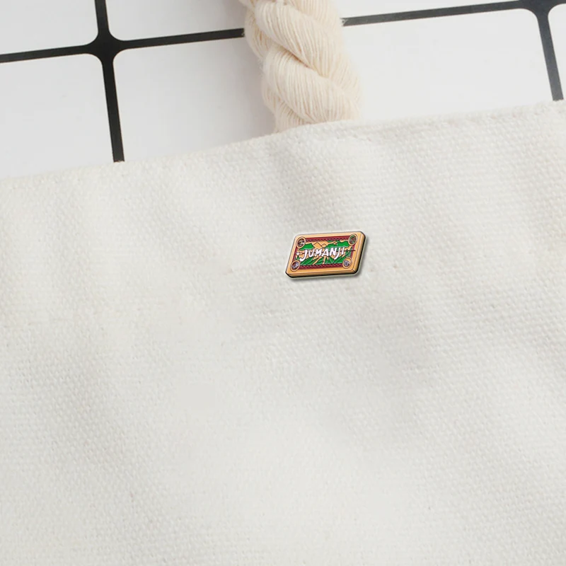 Jumanji Шахматная настольная игра металлический лацкан шпилька Фэнтези Приключения