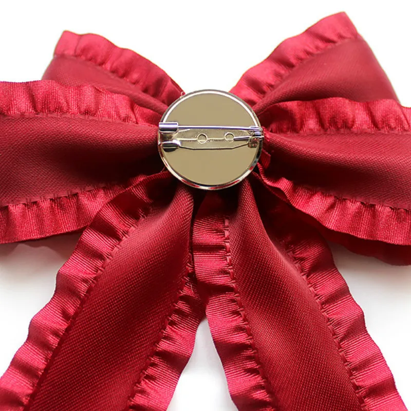 Корейский модный новый красный галстук бабочка блузка юбка лента большой